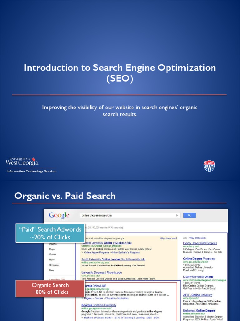 Seo Class1 Pdf Search Engine Optimization Web Search Engine