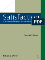 Satisfaction - A Behavioral Perspective on the Consumer