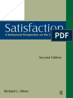 Satisfaction - A Behavioral Perspective On The Consumer
