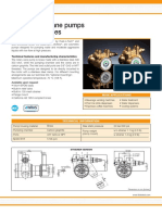 Po 70 400 Brass Rotary Vane Pump Datasheet