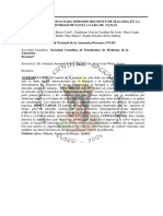 FACTORES DE RIESGO PARA EPISODIO RECIENTE DE MALARIA EN LA COMUNIDAD DE SANTA CLARA DE NANAY.