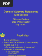 Demo Refactoring Gsridhara
