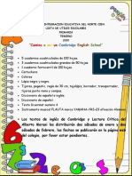 Lista Utiles Tercero 2020 PDF