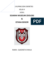 Sejarah Museum Zoologi Bogor II