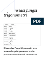 Diferensiasi fungsi trigonometri - Wikipedia bahasa Indonesia, ensiklopedia bebas