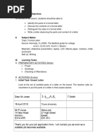 LESSON PLAN (Formal letter)