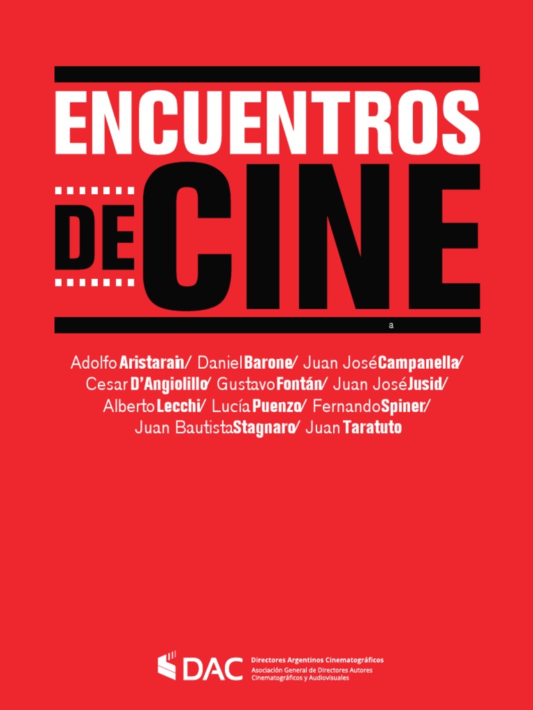 DAC Encuentros de Cine PDF Cine