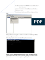 Guia de Migração Windows Server 2003 Standard para Windows Server 2008 R2 Standard