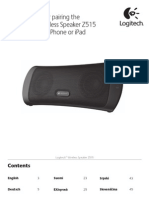 Wireless Speaker z515 Ipad Pairing Addendum