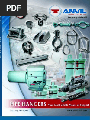 Anvil Pipe Hanger Catalog | PDF | Pipe (Fluid Conveyance) | Plumbing