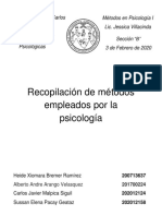 Recopilación de Métodos Empleados Por La Psicología