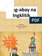Pang-Abay Na Ingklitik