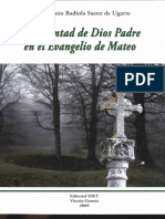 Badiola Saenz Jose Antonio - La Voluntad de Dios Padre en El Evangelio de San Mateo - Editorial ESET 2009 PDF