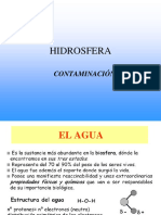 Hidrosfera Contaminacion