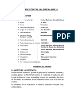 INFORME PSICOLOGICO A PRESENTAR.