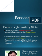 Pagdadalumat NG Salita