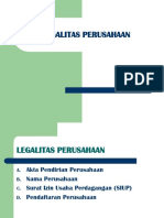 Legalitas Perusahaan 1