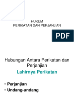 Hukum Perikatan Dan Perjanjian