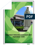 Pedoman Pengorganisasian Unit Pastoral Care Oke