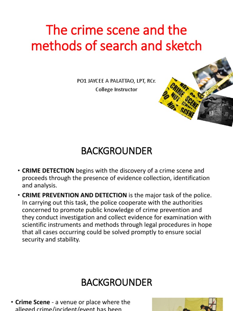 Crime Scene Investigation and Sketching | PDF | Crime Scene | Forensics