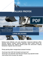 Evaluasi Proyek