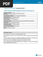 Organisational Behavior Lo1,2