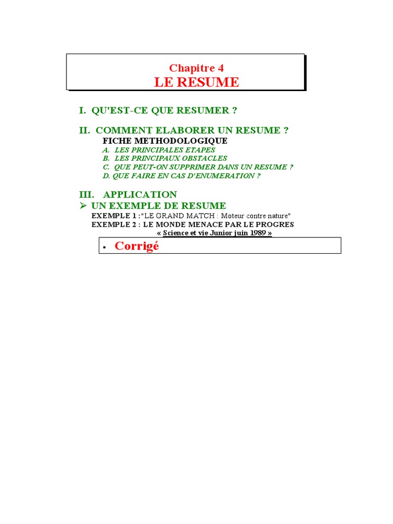 1as Le Resume Pdf Pdf Pollution De L Air La Pollution