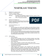 Rencana Kerja Dan Spek Teknis Lapangan Tenis PDF