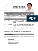 CV of MD Zillur Rahman