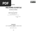 Philosophia Elementar Racional e moral- José Soriano de souza