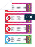 Pokemon Times Tables PDF