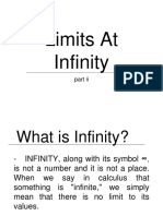 Limits at Infinity Bacal 2ND Sem