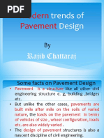 Modern trends of Pavement Design