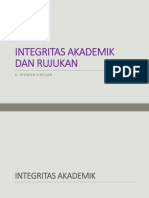 Integritas Akademik Dan Rujukan