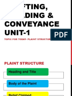 Plaint Structure