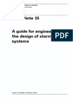 Guide for design of storm sewers