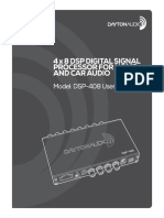 230 500 Dayton Audio DSP 408 User Manual