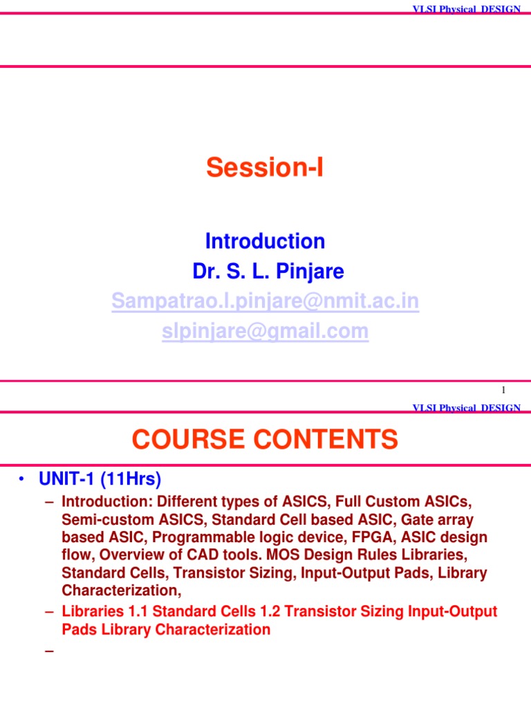 VLSI Physical Design Essentials Overview | PDF | Semiconductors ...