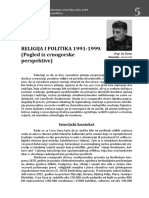 Religija I Politika 1991-1999 PDF