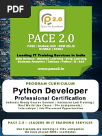 PACE 2.0 Syllabus Python Developer Program