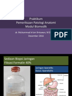 Praktikum Patologi Anatomi Modul Biomedik 2016 - DR - Muhammad In'am Ilmiawan, M.Biomed
