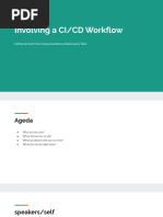 Involving A CI - CD Workflow