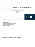 Evolution of Human Settlements - Origin, Effects & Development