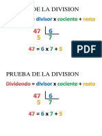 Prueba de La Division