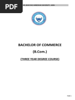 BACHELOR OF COMMERCE (B.Com.)