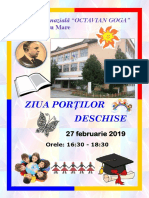 Afis Ziua Portilor Deschise 2019-01