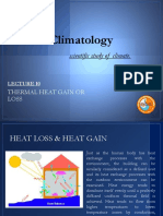 Thermal Heat Gain and Loss PDF