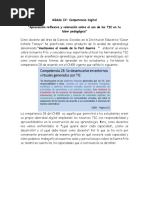 Apreciación Reflexiva y Valoracion Del Uso de Las Tic