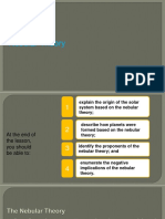 Earth and Life Science SHS 1.3 Nebular Theory