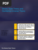 Earth and Life Science SHS 1.2 Steady State Theory and Oscillating Universe Theory